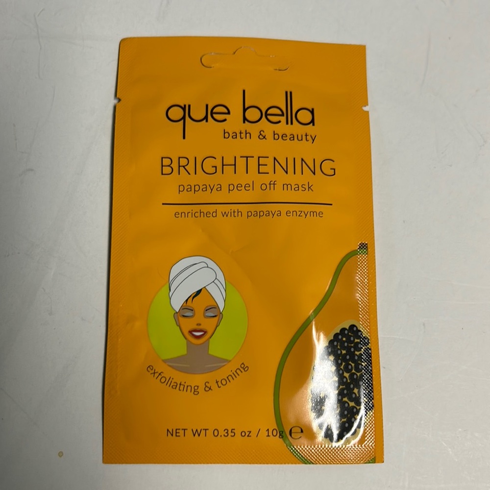 Que Bella Papaya Peel Off Mask